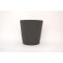 Ghiveci din plastic, culoare gri, 28x27 cm, B.S.P. / SL1012-2