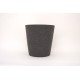 Ghiveci din plastic, culoare gri, 28x27 cm, B.S.P. / SL1012-2