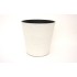 Ghiveci plastic, culoare alb, 32x32 cm, B.S.P. / SL1013-1
