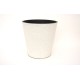 Ghiveci plastic, culoare alb, 32x32 cm, B.S.P. / SL1013-1