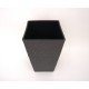 Ghiveci patrat din plastic, culoare gri, 43x26 cm, B.S.P. / SL1015-1