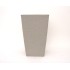 Ghiveci patrat din plastic, culoare gri deschis, 43x26 cm, B.S.P. / SL1015-2