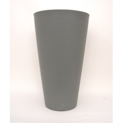 Ghiveci din plastic, culoare gri, 38X66 cm, B.S.P. / SL1017-3