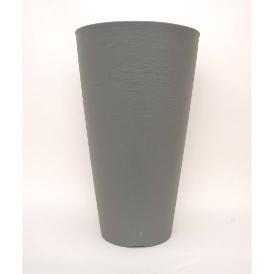Ghiveci din plastic, culoare gri, 38X66 cm, B.S.P. / SL1017-3
