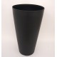 Ghiveci din plastic, culoare negru, 38X66 cm, B.S.P. / SL1017-2