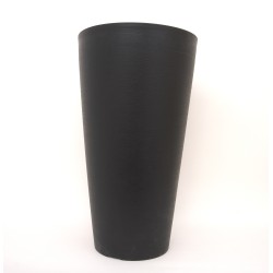 Ghiveci din plastic, culoare negru, 38X66 cm, B.S.P. / SL1017-2