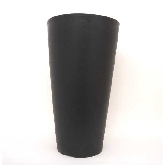 Ghiveci din plastic, culoare negru, 38X66 cm, B.S.P. / SL1017-2