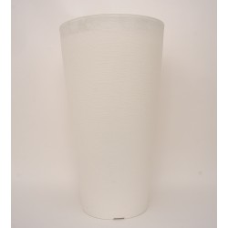 Ghiveci din plastic, culoare alb, 38X66 cm, B.S.P. / SL1017-1