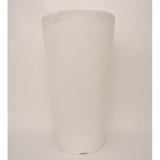 Ghiveci din plastic, culoare alb, 38X66 cm, B.S.P. / SL1017-1
