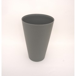 Ghiveci din plastic, culoare gri, 30X45 cm, B.S.P. / SL1018-2