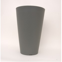 Ghiveci din plastic, culoare gri, 30X45 cm, B.S.P. / SL1018-2