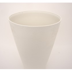 Ghiveci din plastic, culoare alb, 30X45 cm, B.S.P. / SL1018-1