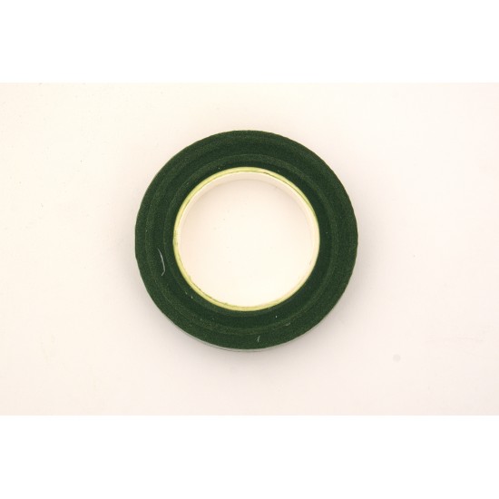 Set 12 benzi florale de mascare, culoare verde, 1,2 cm X 25m, pentru aranjamente florale, B.S.P. / SL1024