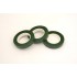 Set 12 benzi florale de mascare, culoare verde, 1,2 cm X 25m, pentru aranjamente florale, B.S.P. / SL1024