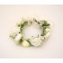 Coronita flori artificiale, culoare alb, B.S.P. / SL1031-1