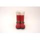 Decoratiune ceramica, model ghete, culoare rosu, 25X11X20 cm, B.S.P. / SL1046