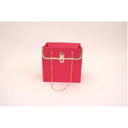 Set 10 cutii pentru aranjamete florarele, culoare ciclam, 16*15*12 cm, B.S.P. / SL1204-1