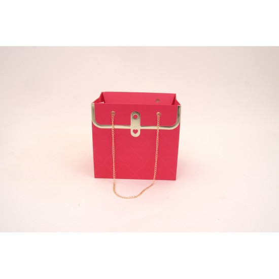 Set 10 cutii pentru aranjamete florarele, culoare ciclam, 16*15*12 cm, B.S.P. / SL1204-1