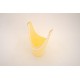 Ghiveci din plastic, culoare galben, 23X13 cm, B.S.P. / SL1211