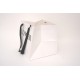 Set 2 pungi pentru flori, culoare alb, 25x25x25 cm, B.S.P. / SL1226-1