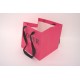 Set 2 pungi pentru flori, culoare roz, 25x25x25 cm, B.S.P. / SL1226-2
