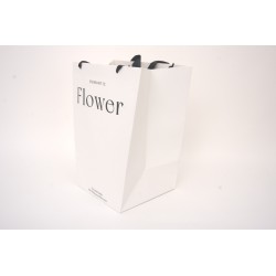 Set 2 pungi pentru flori, culoare alb, 35X30 cm, B.S.P. / SL1229