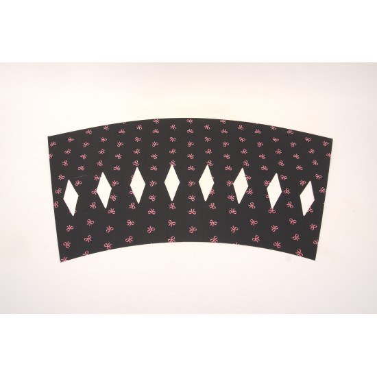 Set 10 ambalaje pentru buchete florale, culoare negru, H 30 cm, B.S.P / SL1233-2