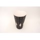 Set 10 ambalaje pentru buchete florale, culoare negru, H 30 cm, B.S.P / SL1233-2
