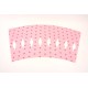 Set 10 ambalaje pentru buchete florale, culoare roz, H 30 cm, B.S.P / SL1233-3