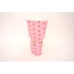 Set 10 ambalaje pentru buchete florale, culoare roz, H 30 cm, B.S.P / SL1233-3