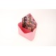 Set 12 plicuri pentru aranjamente florale, culoare roz, 15x5x30 cm, B.S.P. / SL1236-3