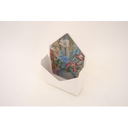 Set 12 plicuri pentru aranjamente florale, culoare alb, 15x5x30 cm, B.S.P. / SL1236-1