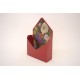 Set 12 plicuri pentru aranjamente florale, culoare grena, 15x5x30 cm, B.S.P. / SL1236-2