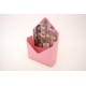 Set 12 plicuri pentru aranjamente florale, culoare roz, 15x5x30 cm, B.S.P. / SL1236-3