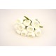 Set de 10 lalele silicon, H 30 cm, culoare alb, B.S.P. / SL1254-1