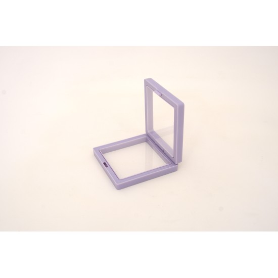 Set 10 cutii pentru bijuterii transparente, culoare mov, 9x9x9 cm, B.S.P. / SL1271-1