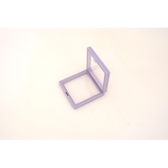 Set 10 cutii pentru bijuterii transparente, culoare mov, 9x9x9 cm, B.S.P. / SL1271-1