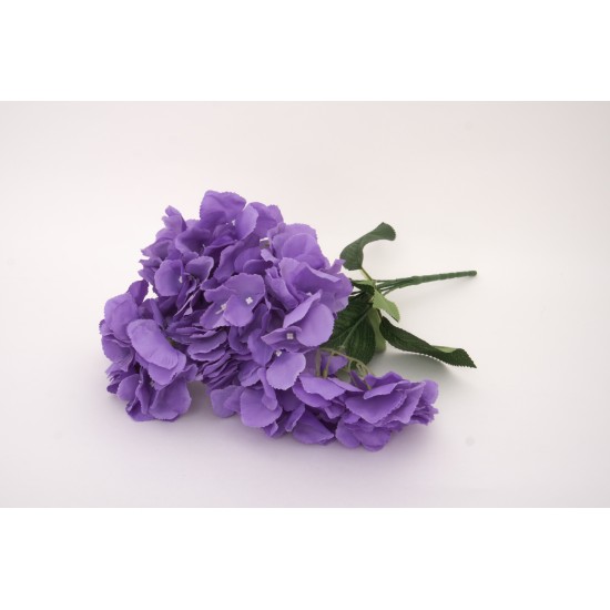 Hortensie artificiala, culoare mov, H 40 cm / SL1278-4