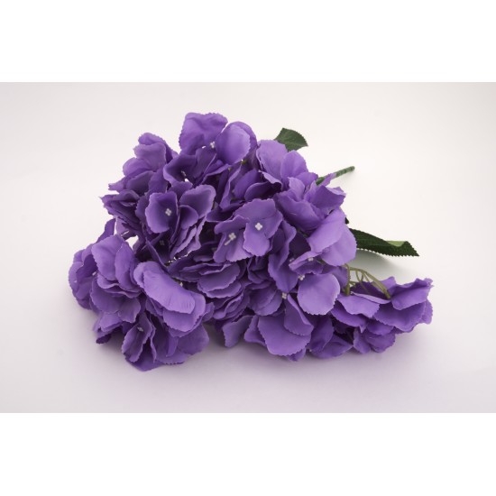 Hortensie artificiala, culoare mov, H 40 cm / SL1278-4
