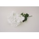 Hortensie artificiala, culoare alb, H 40 cm / SL1278-1