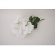 Hortensie artificiala, culoare alb, H 40 cm / SL1278-1