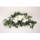 Set 2 aranjamete florale, culoare alb, H 80 cm, / SL1279-1