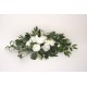 Set 2 aranjamete florale, culoare alb, H 80 cm, / SL1279-1