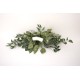 Set 2 aranjamete florale, culoare alb, H 80 cm, / SL1279-1