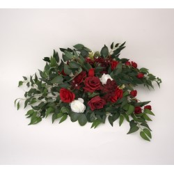 Set 2 aranjamete florale, culoare alb, H 80 cm, / SL1279-2