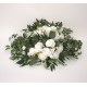 Set 2 aranjamete florale, culoare alb, H 80 cm, / SL1279-1