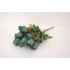 Buchet 12 capete trandafir, culoare verde, H 50 cm, B.S.P. / SL1301-3