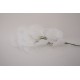 Fir frunze artficiale, culoare alb, H 90 cm, B.S.P. / SL1302-1