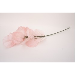 Fir frunze artficiale, culoare roz, H 90 cm, B.S.P. / SL1302-2