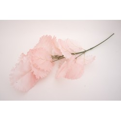 Fir frunze artficiale, culoare roz, H 90 cm, B.S.P. / SL1302-2